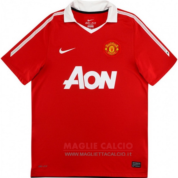 nuova prima magliette manchester united retro 2010-2011