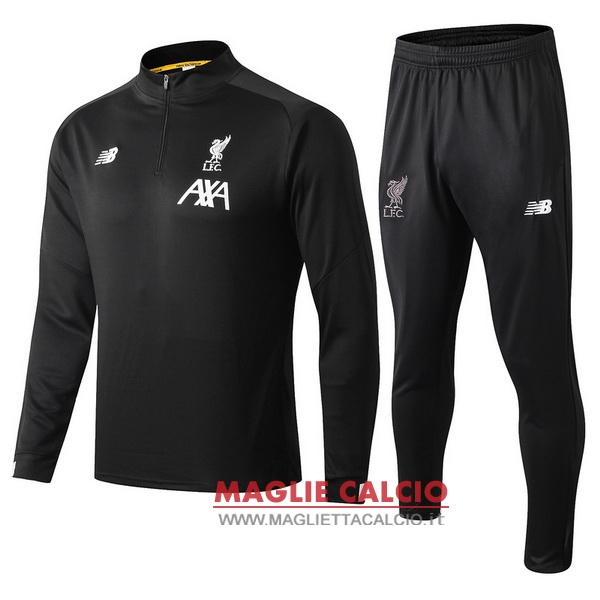 nuova liverpool insieme completo nero bianco giacca 2019-2020