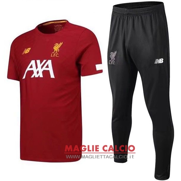 nuova formazione insieme completo divisione magliette liverpool 2019-2020 rosso nero