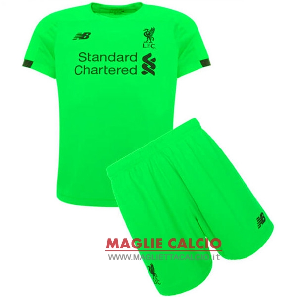 nuova portiere magliette liverpool bambino 2019-2020 verde