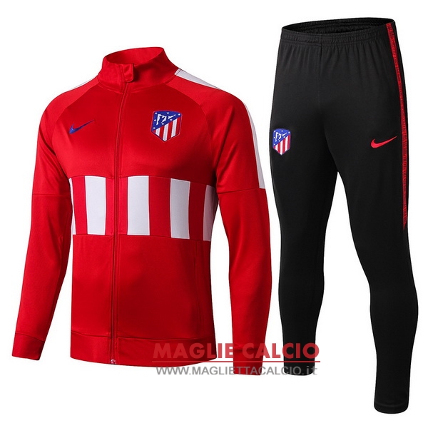 nuova atletico madrid insieme completo rosso giacca 2019-2020