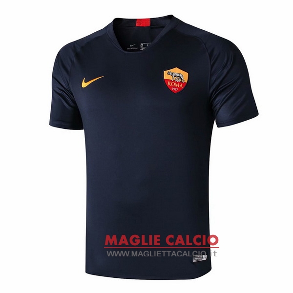 nuova magliette as roma formazione 2019-2020 blu oro