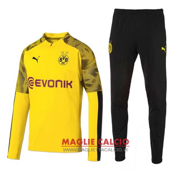 nuova borussia dortmund insieme completo giallo giacca 2019-2020