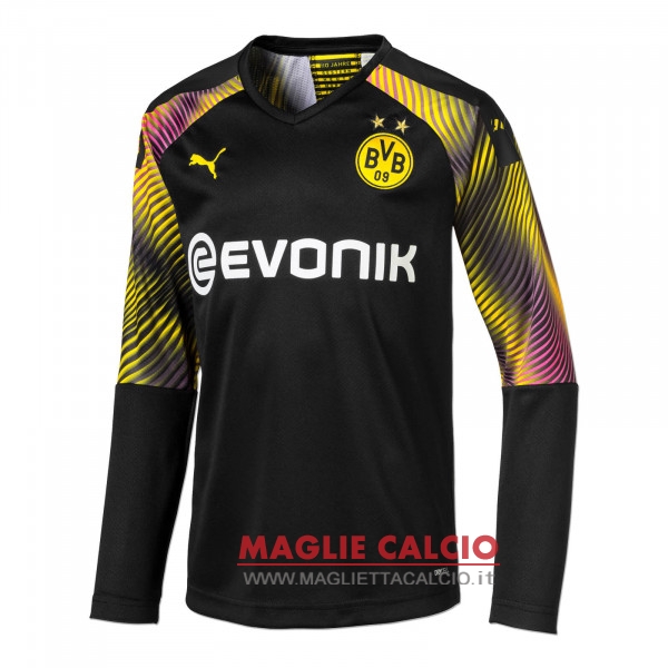 nuova magliette manica lunga portiere borussia dortmund 2019-2020 nero