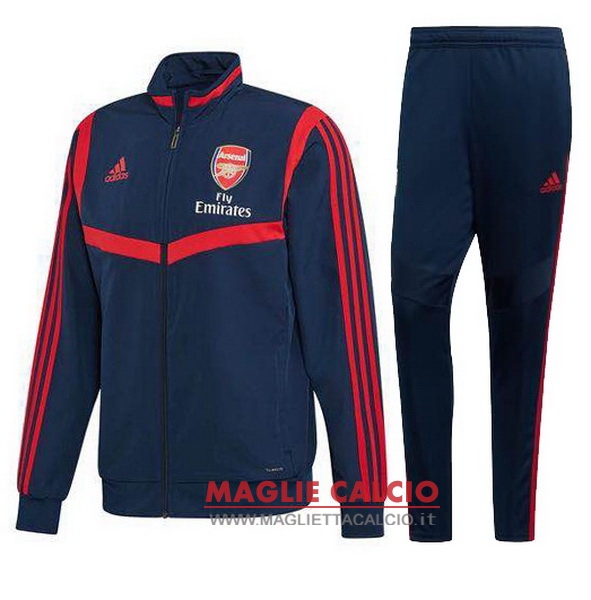 nuova arsenal insieme completo blu navy giacca 2019-2020