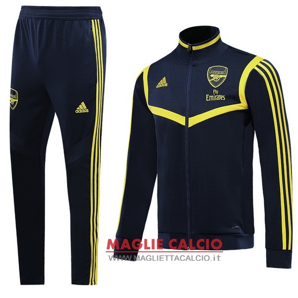 nuova arsenal insieme completo nero giallo giacca 2019-2020