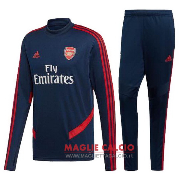 nuova arsenal insieme completo rosso blu giacca 2019-2020