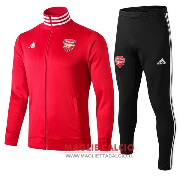 nuova arsenal insieme completo rosso nero giacca 2019-2020