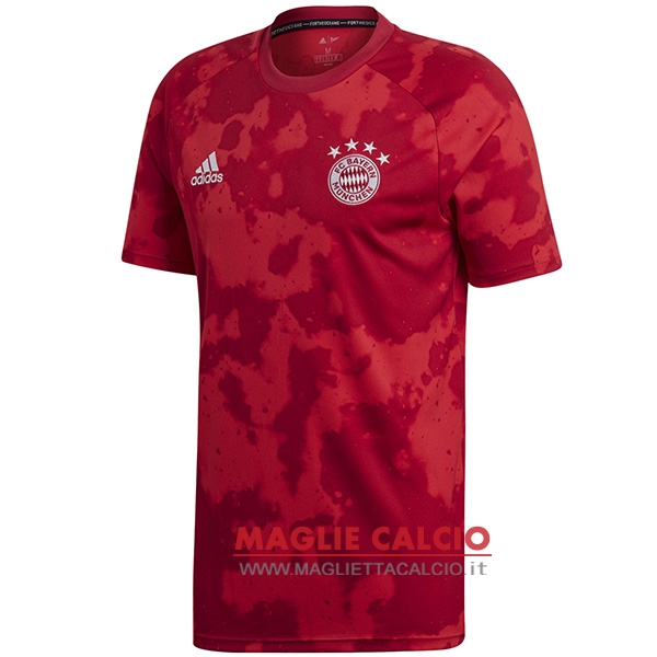 nuova magliette bayern munich formazione 2019-2020 rosso navy