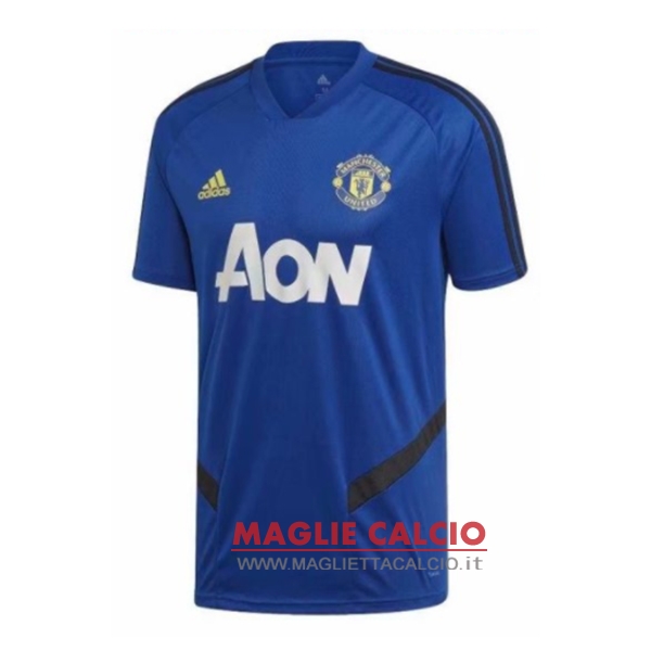 nuova formazione divisione magliette manchester united 2019-2020 blu