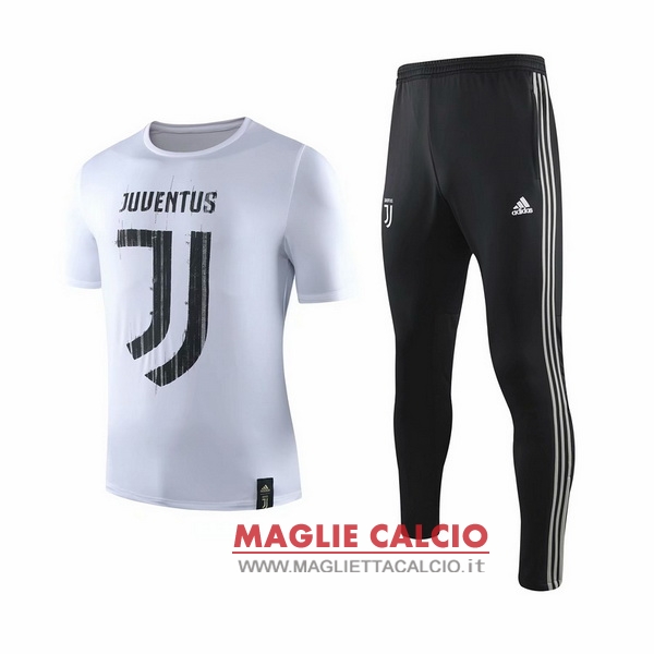 nuova formazione set completo divisione magliette juventus 2019-2020 nero bianco