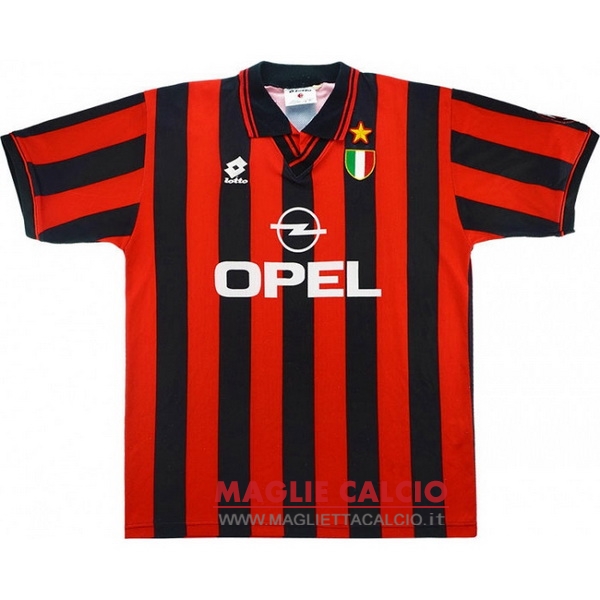 nuova prima magliette ac milan retro 1996-1997