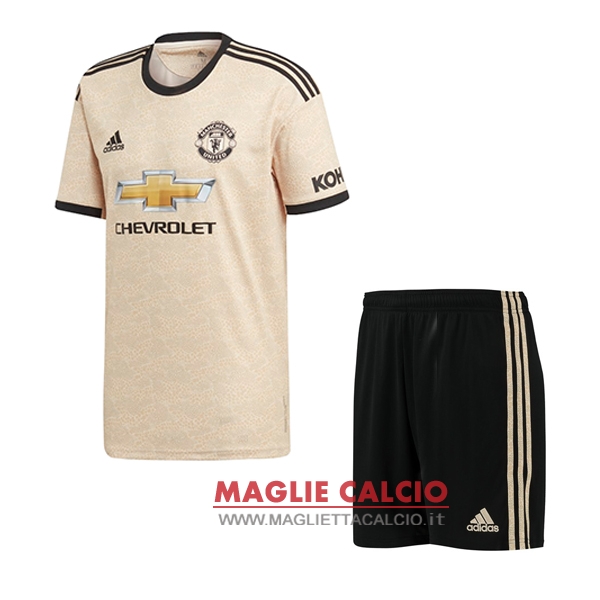 nuova seconda maglietta manchester united bambino 2019-2020