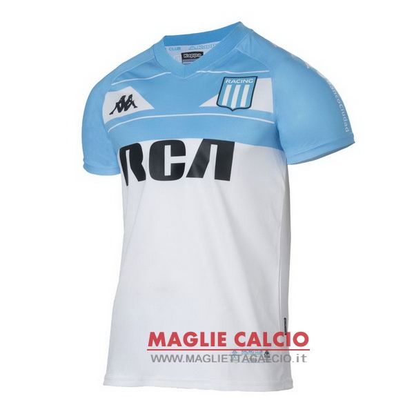 nuova prima divisione magliette racing club 100th bianco blu