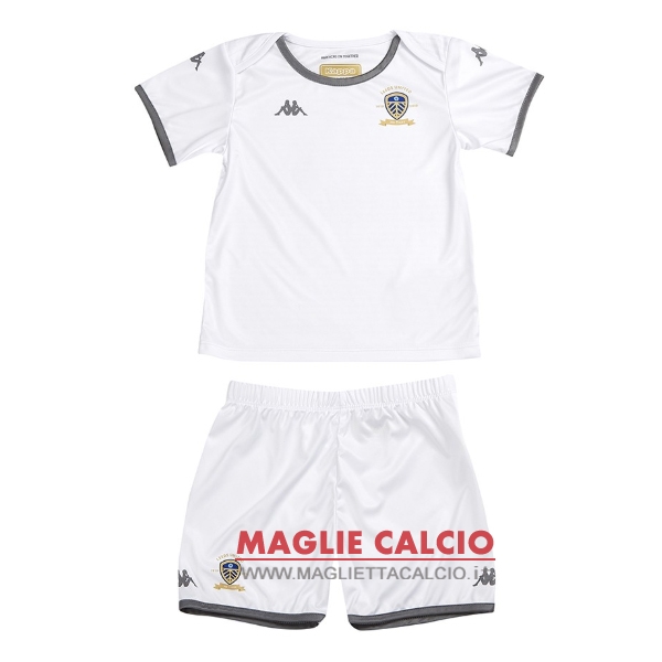 nuova prima magliette set completo leeds united bambino 2019-2020