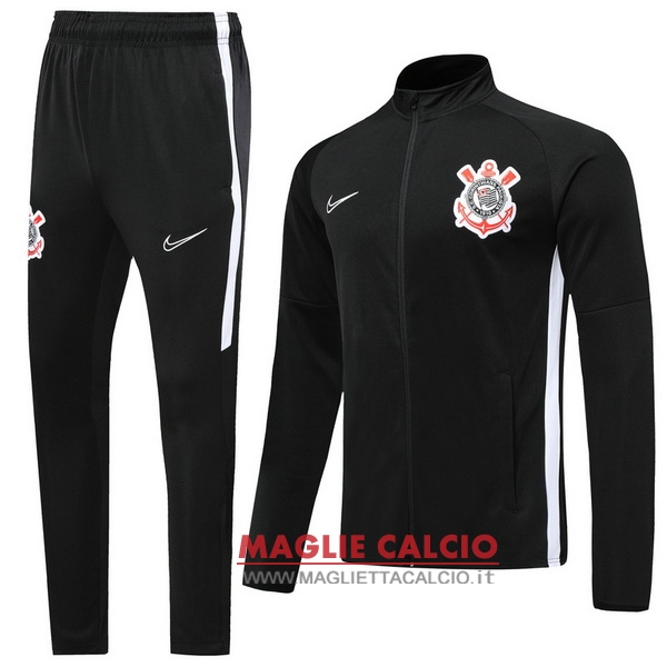 nuova corinthians paulista insieme completo nero giacca 2019-2020