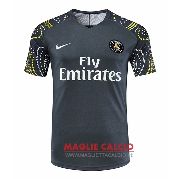 nuova formazione divisione magliette paris saint germain 2019-2020 nero giallo