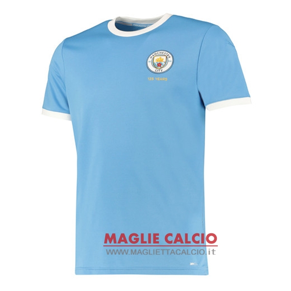 nuova magliette manchester city 125th blu luce