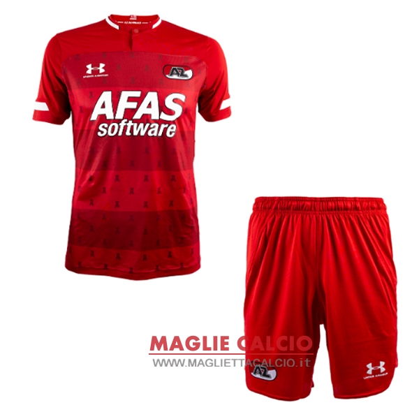 nuova prima maglietta az alkmaar set completo bambino 2019-2020