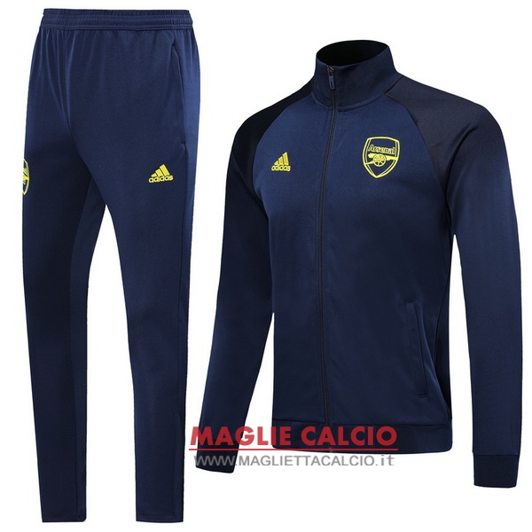 nuova arsenal insieme completo giallo nero giacca 2019-2020