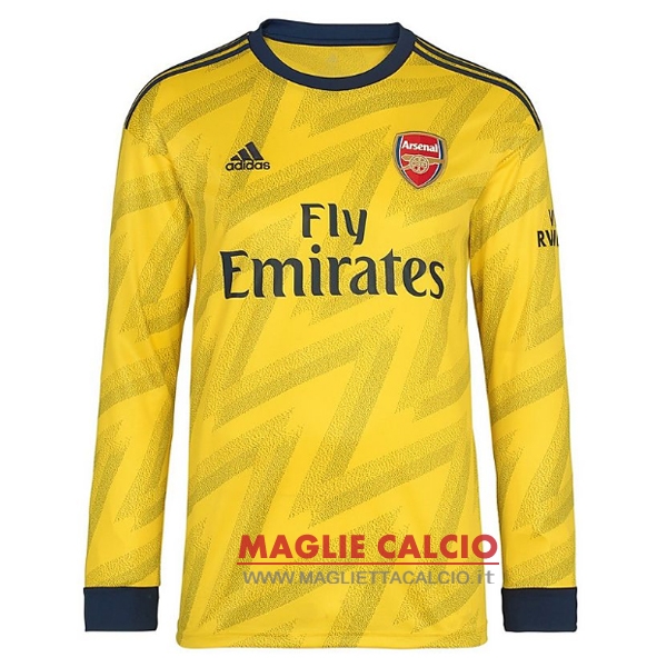 nuova seconda magliette arsenal mancia lunga 2019-2020