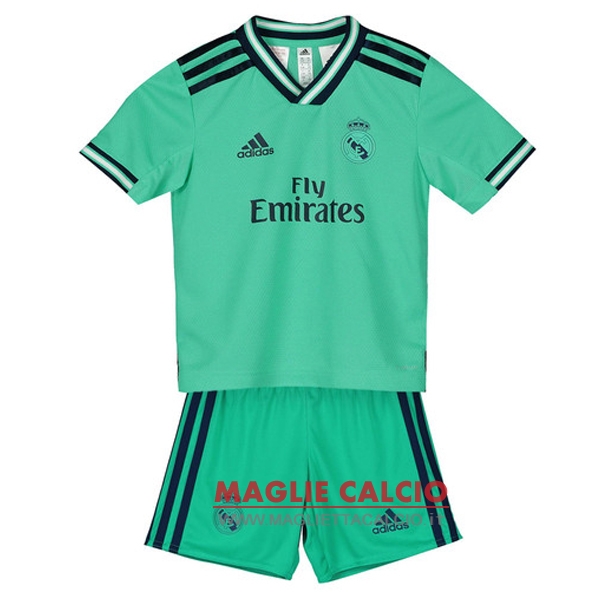 nuova terza maglietta real madrid set completo bambino 2019-2020