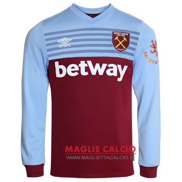 nuova prima divisione magliette manica lunga west ham 2019-2020