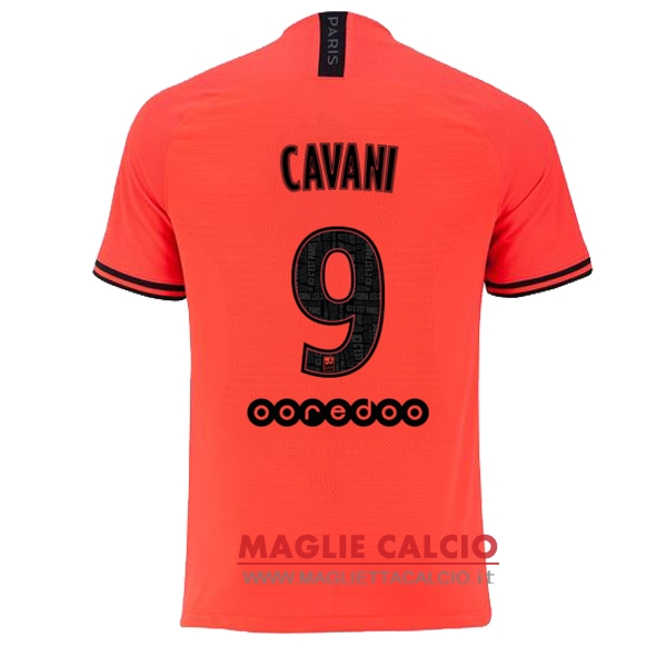 nuova maglietta paris saint germain 2019-2020 cavani 9 seconda