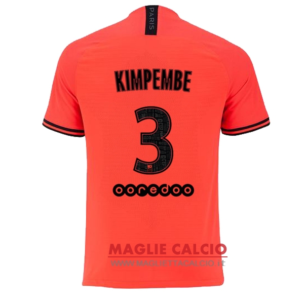 nuova maglietta paris saint germain 2019-2020 kimpembe 3 seconda