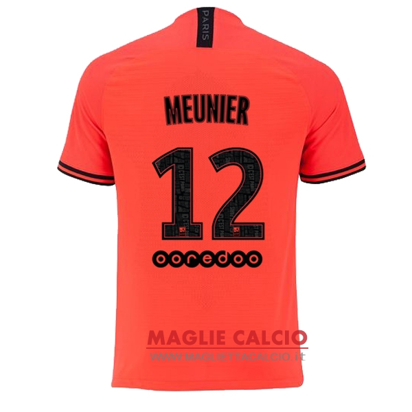 nuova maglietta paris saint germain 2019-2020 meunier 12 seconda