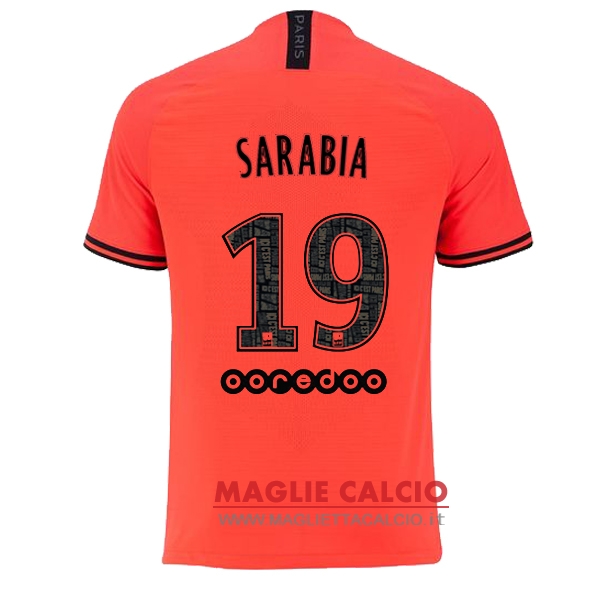 nuova maglietta paris saint germain 2019-2020 sarabia 19 seconda