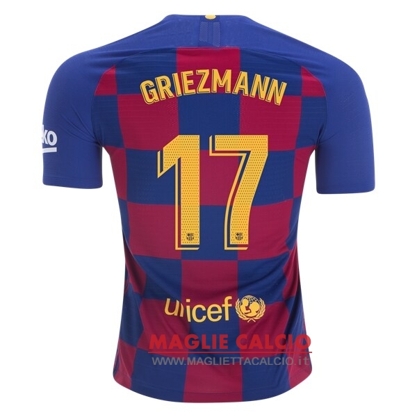 nuova maglietta barcellona 2019-2020 griezmann 17 prima