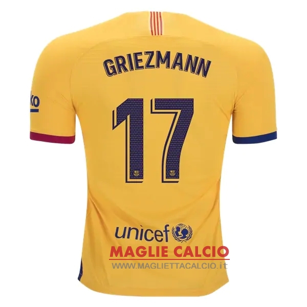 nuova maglietta barcellona 2019-2020 griezmann 17 seconda