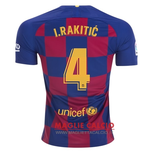 nuova maglietta barcellona 2019-2020 i.rakitic 4 prima