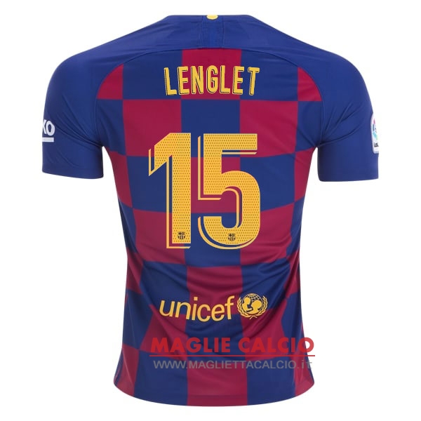 nuova maglietta barcellona 2019-2020 lenglet 15 prima