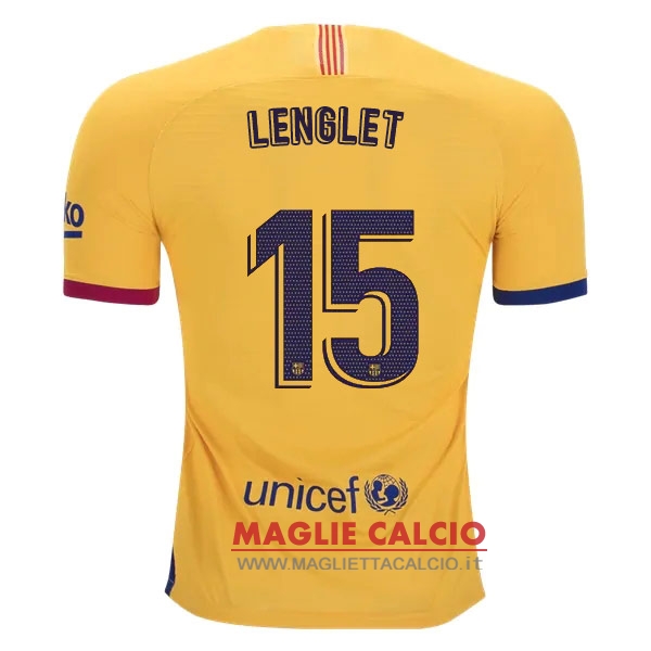 nuova maglietta barcellona 2019-2020 lenglet 15 seconda