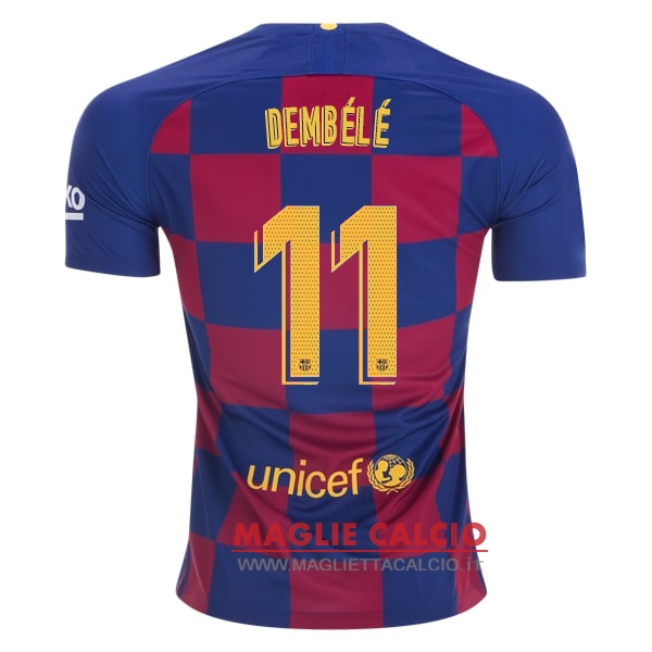 nuova maglietta barcellona 2019-2020 o.dembele 11 prima