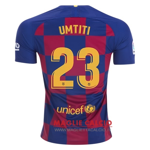 nuova maglietta barcellona 2019-2020 umtiti 23 prima