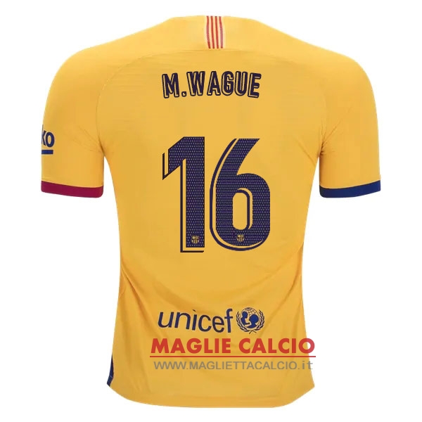 nuova maglietta barcellona 2019-2020 wague 16 seconda