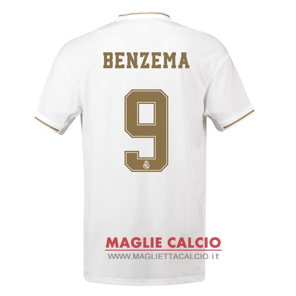 nuova maglietta real madrid 2019-2020 benzema 9 prima
