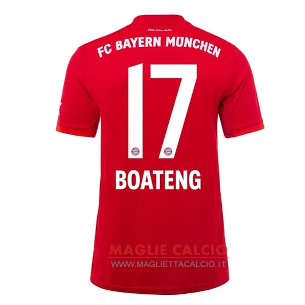 nuova maglietta bayern munich 2019-2020 boateng 17 prima