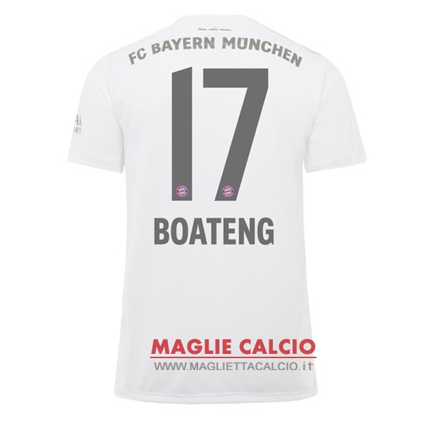 nuova maglietta bayern munich 2019-2020 boateng 17 seconda