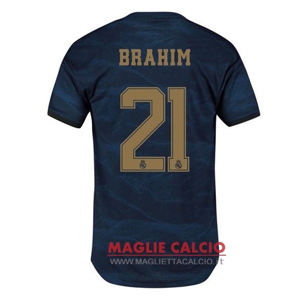 nuova maglietta real madrid 2019-2020 brahim 21 seconda