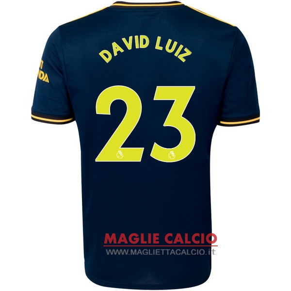 nuova maglietta arsenal 2019-2020 david luiz 23 terza