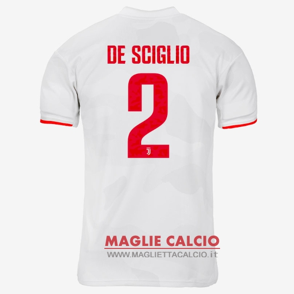 nuova maglietta juventus 2019-2020 de sciglio 2 seconda