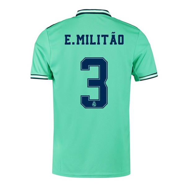 nuova maglietta real madrid 2019-2020 e.militao 3 terza