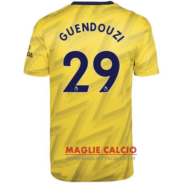 nuova maglietta arsenal 2019-2020 guendouzi 29 seconda