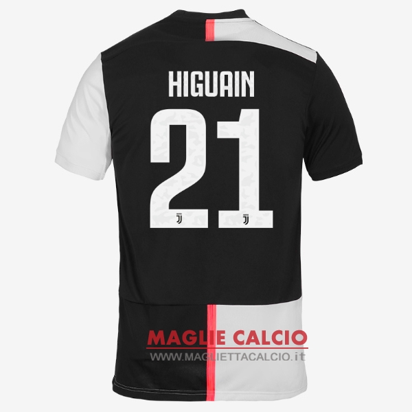 nuova maglietta juventus 2019-2020 higuain 21 prima