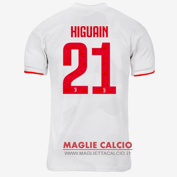 nuova maglietta juventus 2019-2020 higuain 21 seconda