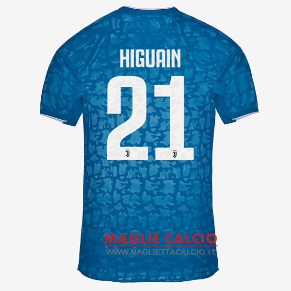 nuova maglietta juventus 2019-2020 higuain 21 terza